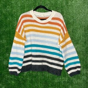 Striped Transitional Sweater